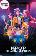 Netflix Kpop Demon Hunters 2025 - Group Wall Poster, 34L" X 22.4W", Unframed V