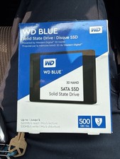 SSD hard drive external WD Blue 3D- NAND SATA SSD 500GB 2.5" 7mm Internal Drive