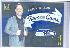 2022 Donruss Rainn Wilson Auto #FG-RW Seahawks Fans of the Game Autographs