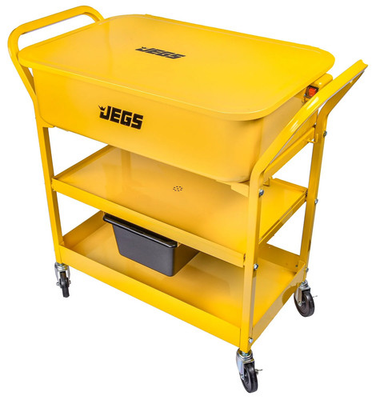 #ad JEGS 81603 Portable Parts Washer Cart 20 Gallon Tank Solvent Capacity: 12 Gallon $240.99
