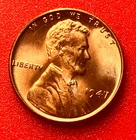 1947-P Lincoln Wheat Cent Penny GEM RED BU From an Original Bank Roll