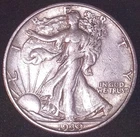 1939-S WALKING LIBERTY SILVER HALF DOLLAR, XF/AU