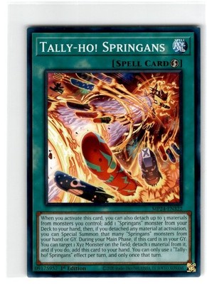 Yu-Gi-Oh! Tally-Ho! Springans 1st Edition MP24-EN322 Lightly Played Common
