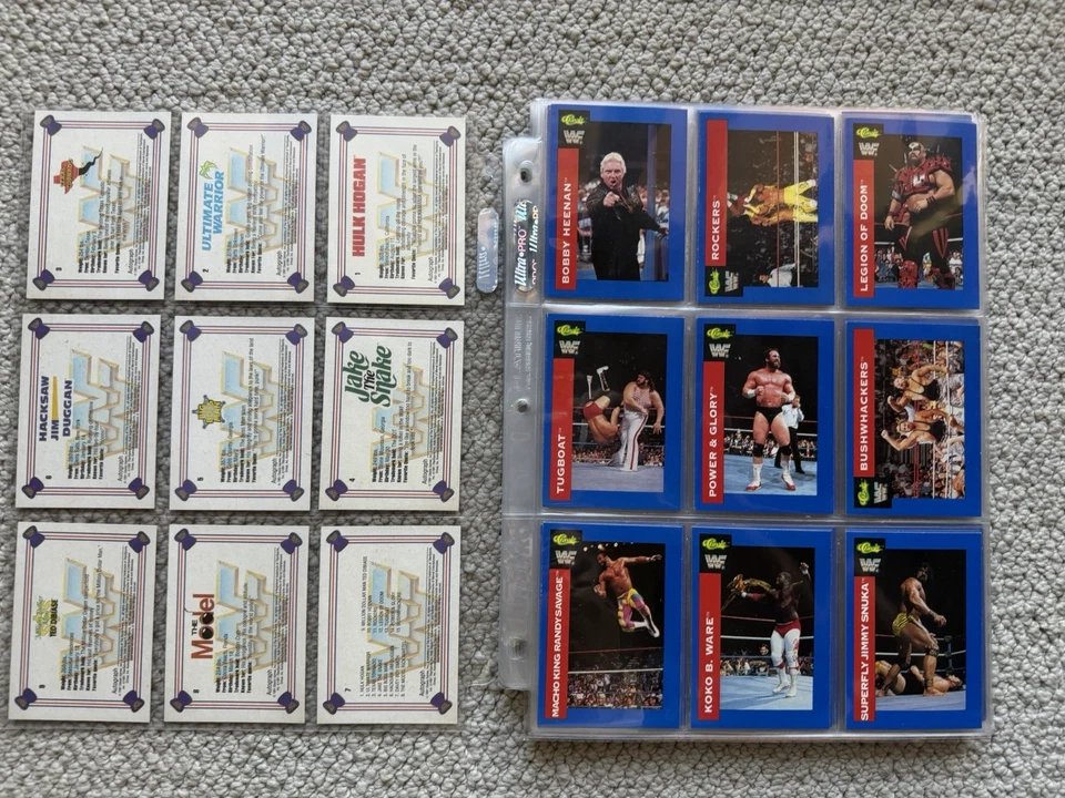 1991 Classic WWF WWE Superstars Card Set - Image 3 of 4