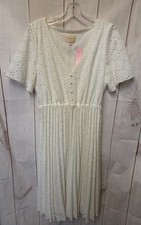 Sezane Women's Size 42 = US 10 White Dress