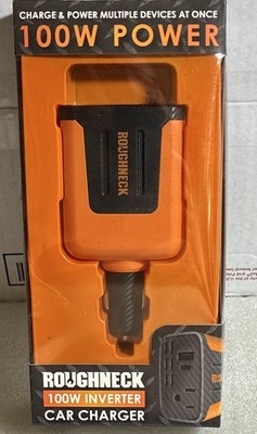 Roughneck 100W Modified Sine Wave Inverter Car Charger 12V to 110V USB Type-C