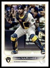 2022 Topps Omar Narvaez Milwaukee Brewers #139