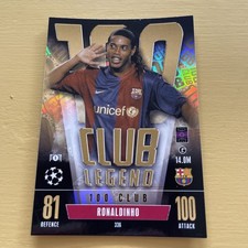 MATCH ATTAX EXTRA 2023/24 23/24 RONALDINHO 100 HUNDERT CLUB LEGEND NR 336