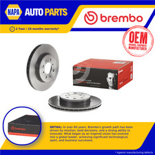2x Brake Discs Pair Vented fits ROVER 218 RF 1.8 Front 95 to 00 262mm Set Brembo