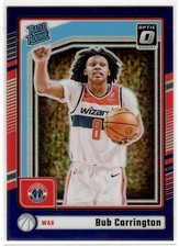 2024 Panini Donruss Optic Bub Carrington #273 Purple Prizm RC Rated Rookie