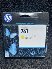 Genuine HP 761 Yellow Printhead CH645A Date: March 2024