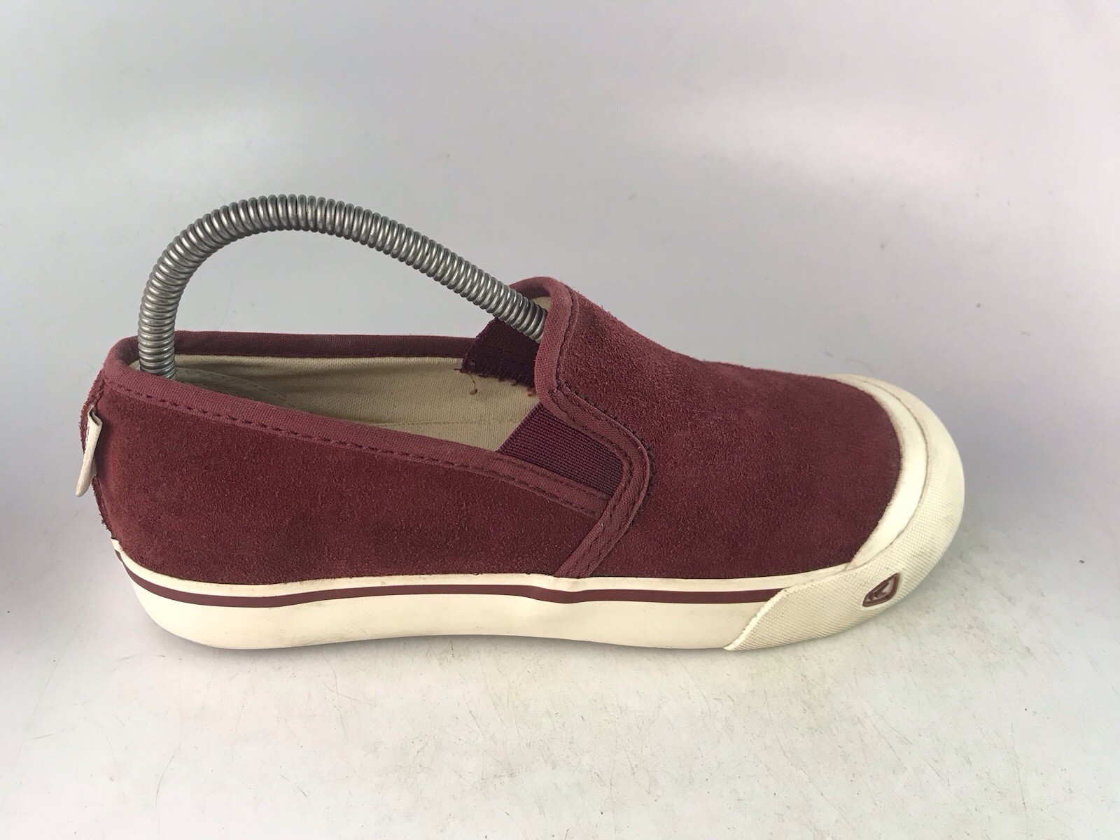 Scarpa Keen donna Coronado 3 bassa slip on bordeaux scamosciata taglia 7 5 US
