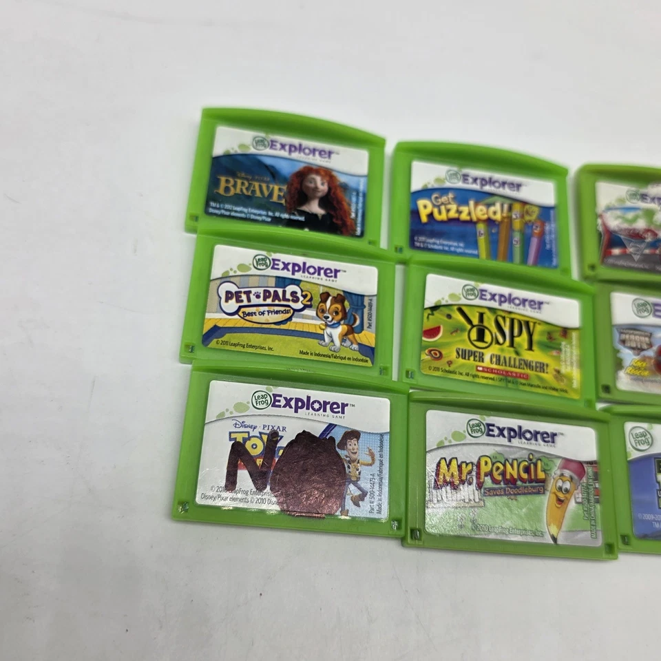 Lot of 9 LeapFrog Explorer & Leapster Explorer Games – Brave, Cars, Toy Story, I - Image 3 of 3