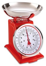 Bilancia da cucina vintage Tara manuale quadrante grande e vaschetta da 1 litro