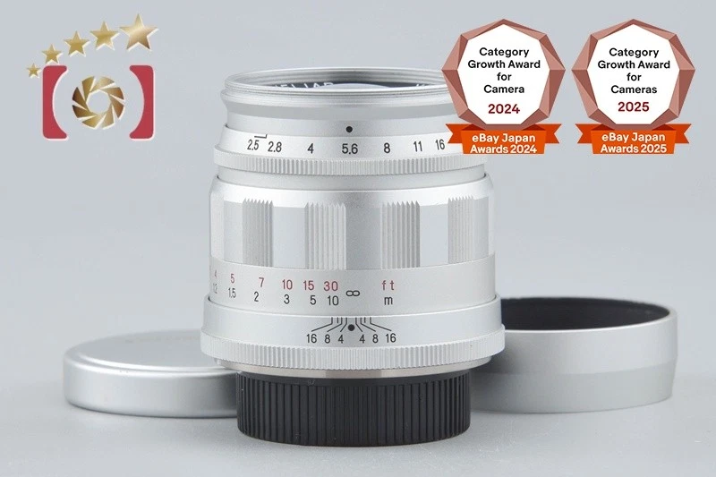 Voigtländer 75mm f/2.5 MC ライカLM中古良品 Voigtländer Camera Lenses 75mm Focal f/2.5 Maximum Aperture for