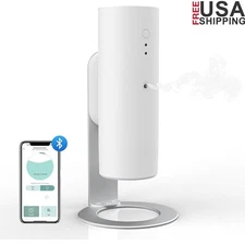 Bluetooth Essential Oil Diffuser Waterless Aromatherapy Machine Home Office Spa