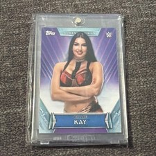 2019 Topps WWE Women's Division Billie Kay Auto Purple Serial #74/99