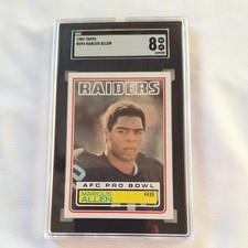 1983 Topps Marcus Allen RC #294 Oakland Raiders SGC 8 Rookie Card! ? . rookie card picture