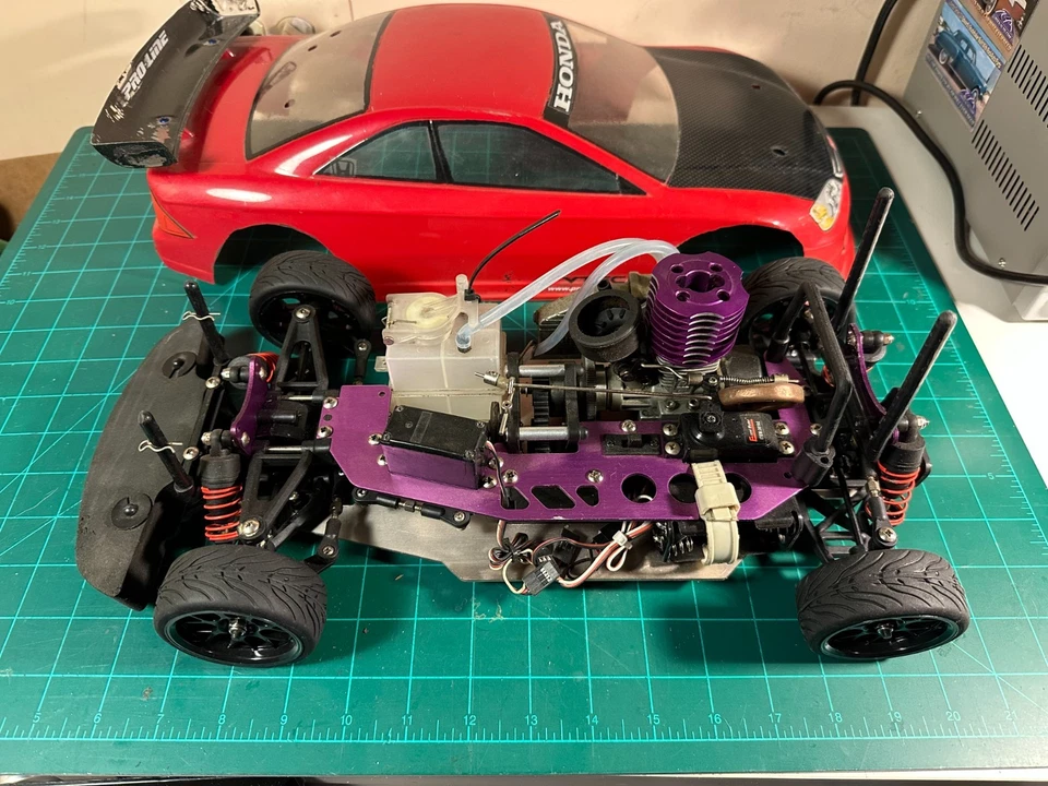 Smartech 1/10 nitro onroad car winner 1 4wd honda civic - Image 3 of 4