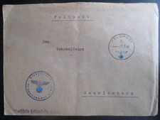X4671 Umschlag FPNr. 47931 vom 27.7.43 an Wehrmeldeamt Saarlautern