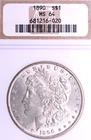 NGC MS-64! 1890 MORGAN DOLLAR