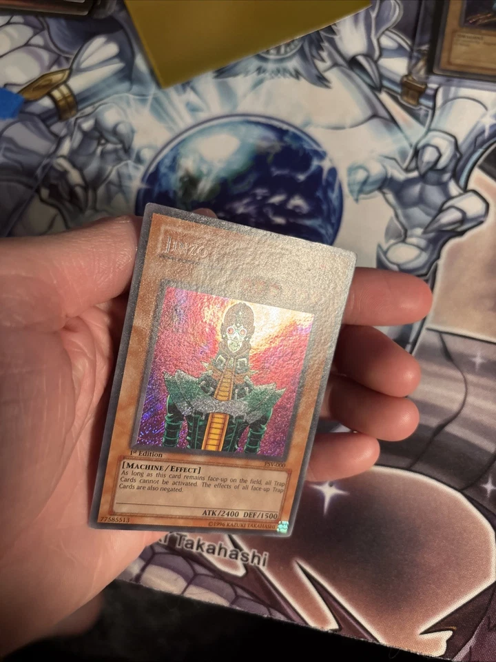 (73) Yu-Gi-Oh Jinzo PSV-000 Pharaoh's Servant 1st Edition MP/LP - Image 4 of 4