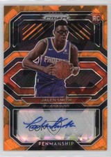 2020-21 Panini Prizm Rookie Penmanship Orange Ice Jalen Smith #RP-JSM Auto pe8