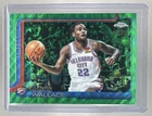 2025 Topps Chrome Basketball Green Wave Refractor Cason Wallace #191