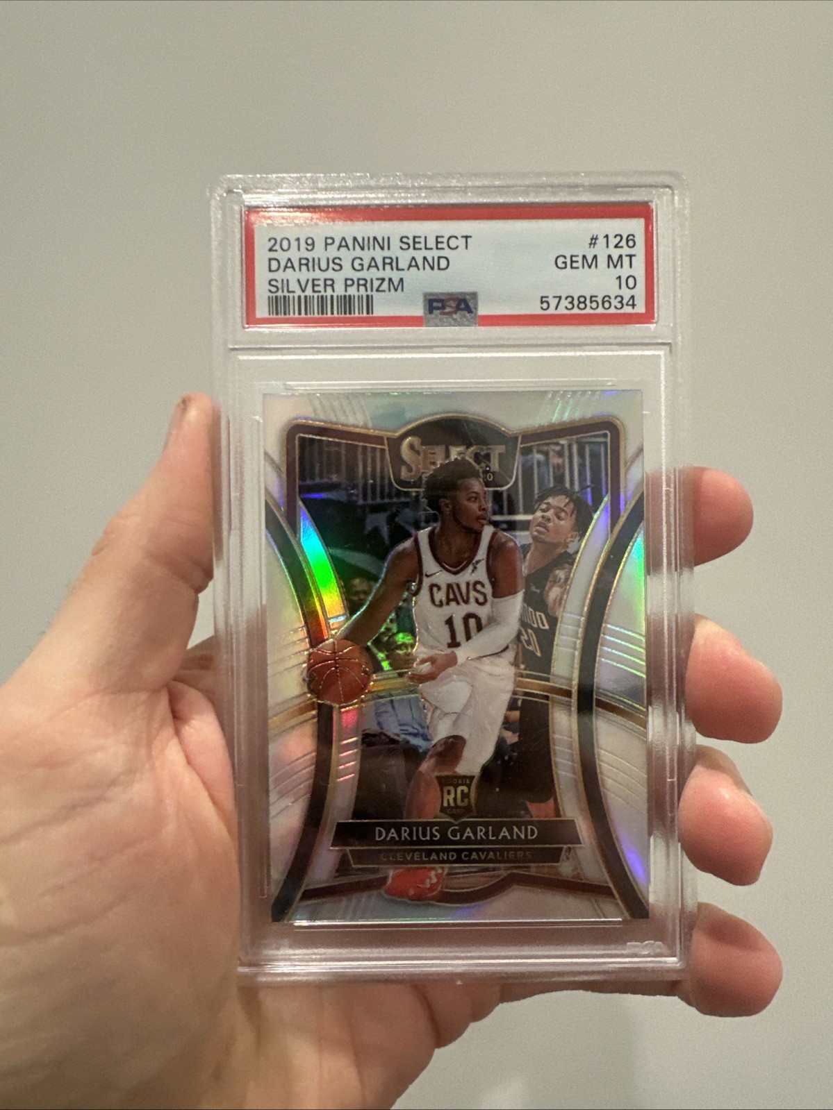 DARIUS GARLAND ~ 2019-20 Panini Select Silver RC #126 ~ Graded PSA 10 GEM MINT