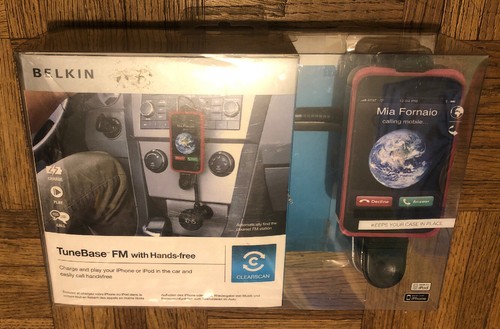 Belkin Tunebase Fm Avec Mains Libres Voiture Téléphone Mobile / Numérique - 第 1/1 張圖片