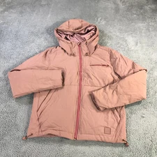 The Arrivals Jacket Womens Large Coat Puffer Jacket Pink Chinese Duck Down unise