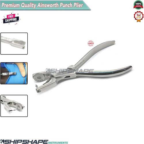 Ainsworth Punch Plier Contour Dental Crowns, Rubber Dam Ivory Punch Hole Forceps - Picture 4 of 9