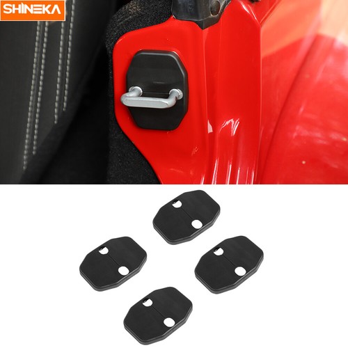 4x Door Lock Cover Trim Protective for Jeep Wrangler JK/Grand Cherokee