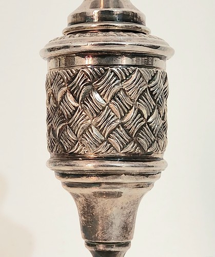 Judaica Plata Torre Besamim Espacio Firmado 925 - Imagen 3 de 5