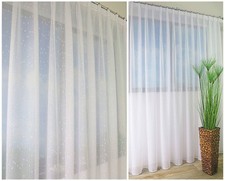 Gardine Store Effekt-Nadelstreifen Exakter Faltenwurf Bleiband NACH MAß