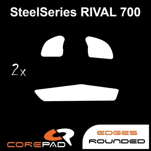 Corepad Skatez SteelSeries Rival 700 710 Souris Pieds Patins Téflon Hyperglide