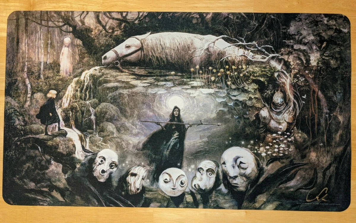KINSHIP - Seb McKinnon signed playmat - Rare Kickstarter MTG