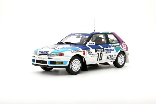 Otto Mazda 323 Gtx Gr.A #10 - Makkinen - 100 Lakes Rally 1991 1/18. OT1099-image