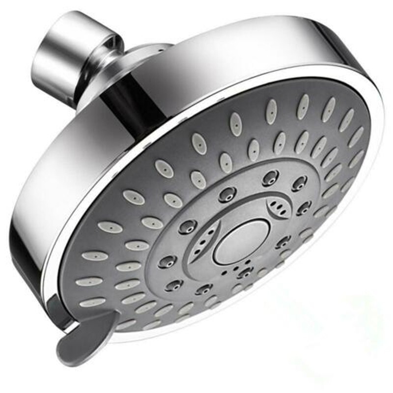 Rainfall Shower Head Toilet Bathroom Removable Chrome Wall mounted