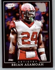 2022 SAGE Artistry Black Border #6 Brian Asamoah NM-MT ID:56628