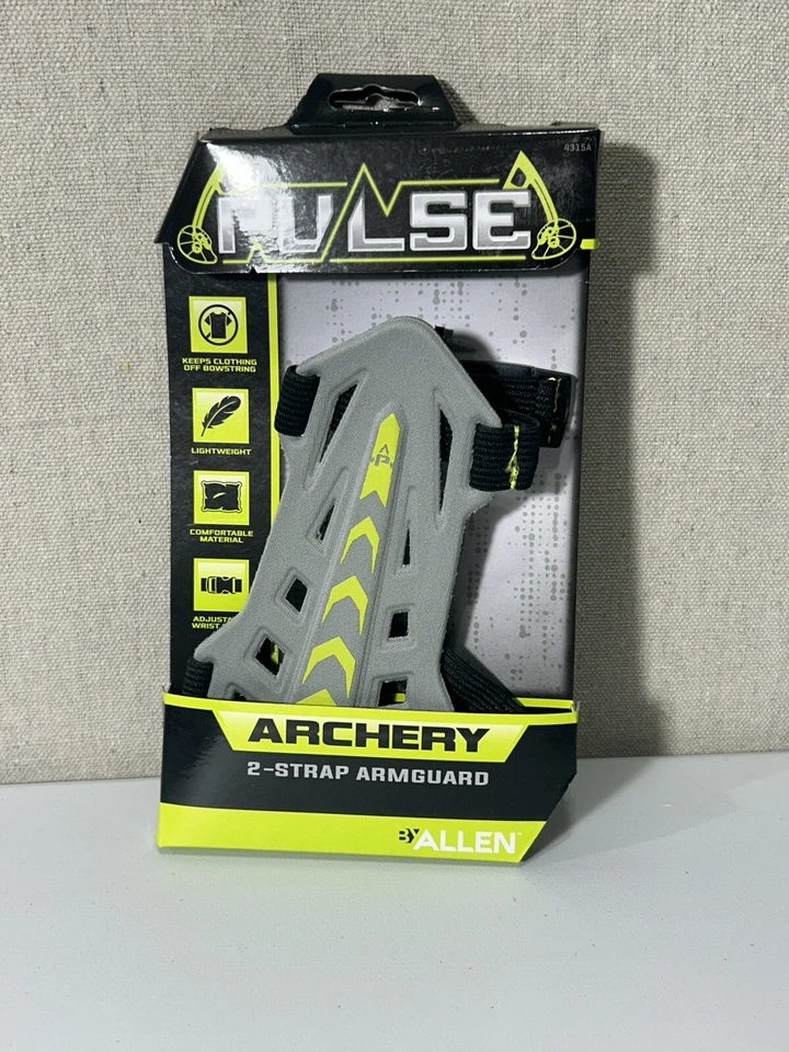 allen archery Youth Arm guard One Piece Construction New 2 Strap - Image 2 of 4