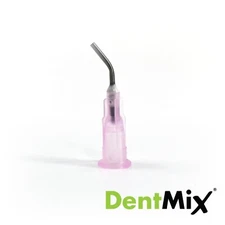 Pkg pf 100 Pre Bent Tips for Liners and Bases Pink, 18 Gauge