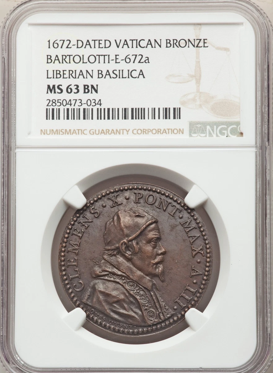 ハイレリーフ　 教皇ピウス7世 ヴァチカン美術館シルバーメダル Bronze Vatican Coins for sale | eBay