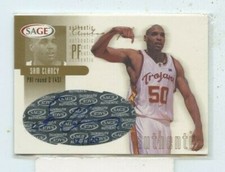 SAM CLANCY 2002 Sage Hit Authentic Rookie Auto Autograph Gold #D /120 USC TROJAN