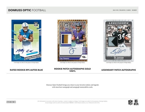 2023 Panini Donruss Optic Football Hobby Single Pack x1 - Picture 3 of 4