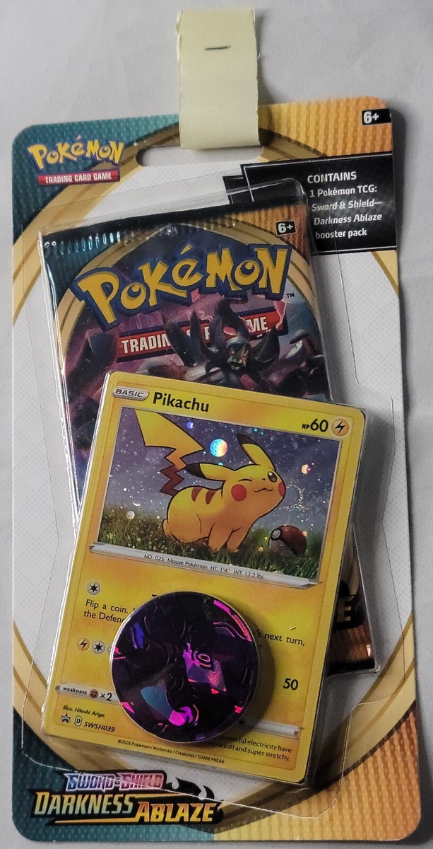 Pokemon TCG Pikachu SWIRL? SWSH039 Holo black promo SEALED