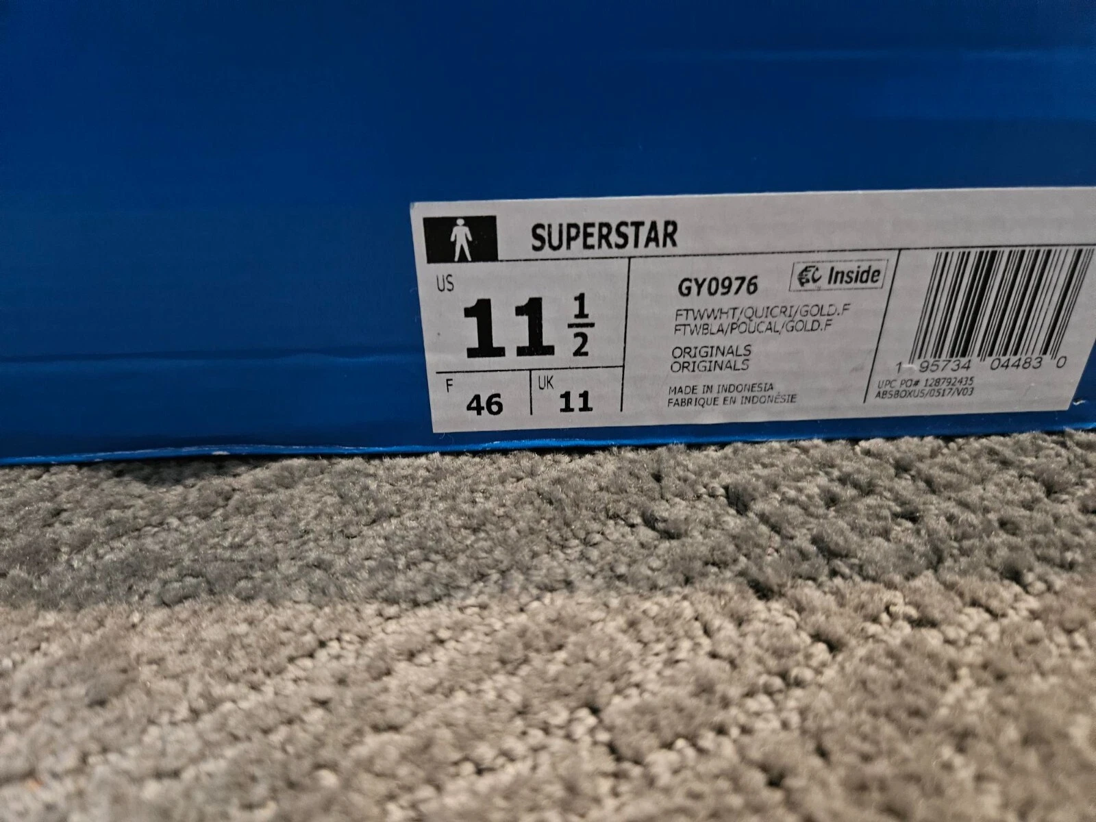 Adidas Superstars bianche e bordeaux edizione limitata GY09796