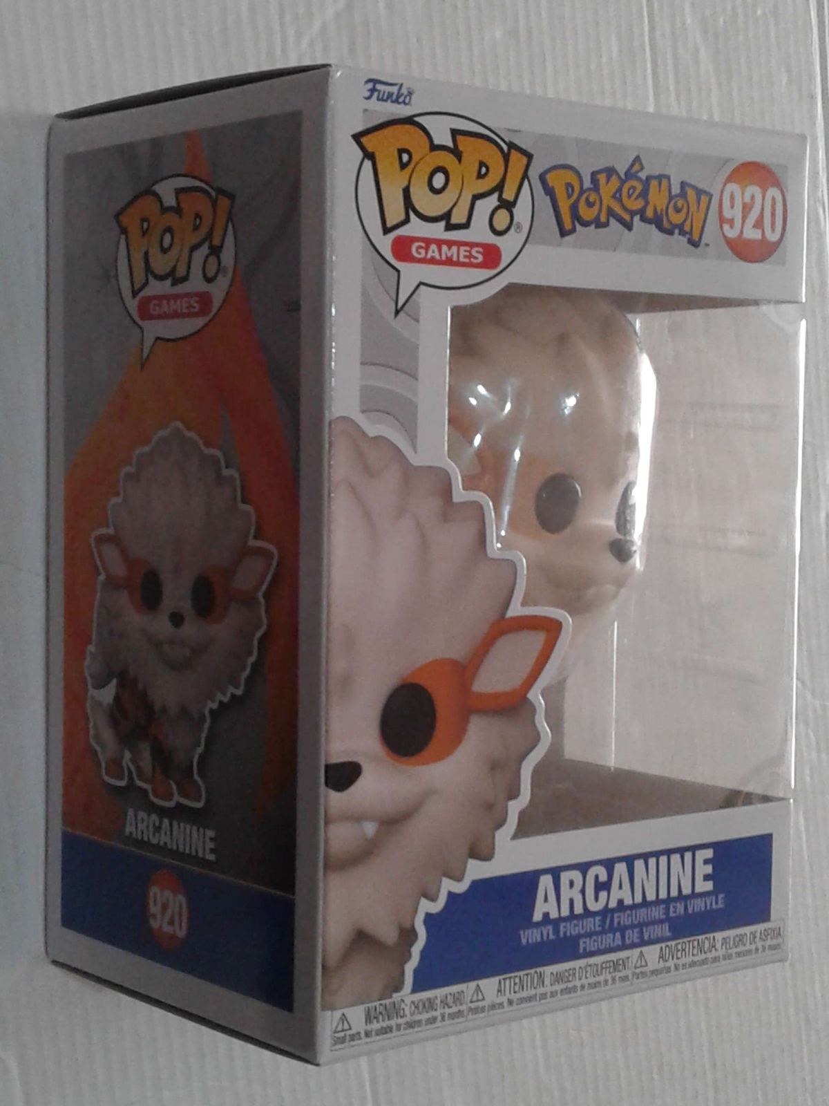 MODELLINO- FUNKO POP- GAMES- N° 920- POKEMON-arcanine- NUOVO