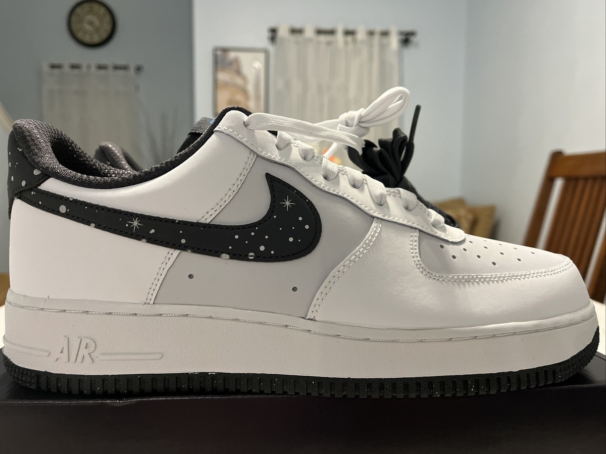 Nike Air Force 1 '07 Starry Swoosh FV6656-100 Men's Size Nike Air Force 1 '07 Starry Swoosh FV6656-100 Men's Size