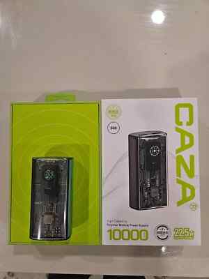 CAZA 10000 mAh High Capacity Polymer Mobile Power Bank 22.5W Super Fast Charging